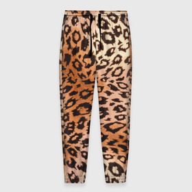 Мужские брюки 3D с принтом Леопардовая шкура , 100% полиэстер | манжеты по низу, эластичный пояс регулируется шнурком, по бокам два кармана без застежек, внутренняя часть кармана из мелкой сетки | гепард | гламур | леопард | мода | роскошь | шерсть