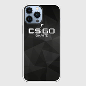 Чехол для iPhone 13 Pro Max с принтом cs:go   Graphite (Графит) ,  |  | Тематика изображения на принте: cs | csgo | го | кс