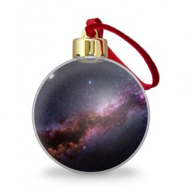 Ёлочный шар с принтом Млечный путь , Пластик | Диаметр: 77 мм | вселенная | галактика | звёзды | космическое пространство | космос | созвездие