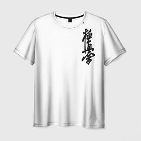 Мужская футболка 3D с принтом Киокушинкай , 100% полиэфир | прямой крой, круглый вырез горловины, длина до линии бедер | Тематика изображения на принте: 