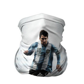 Бандана-труба 3D с принтом Leo Messi , 100% полиэстер, ткань с особыми свойствами — Activecool | плотность 150‒180 г/м2; хорошо тянется, но сохраняет форму | Тематика изображения на принте: barselona | messi | аргентина | барселона | месси | мяч | футбол