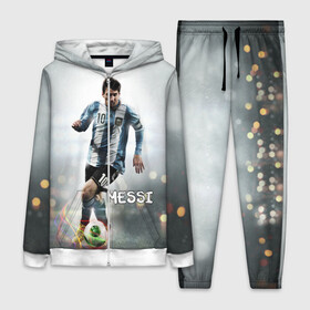 Женский костюм 3D с принтом Leo Messi ,  |  | barselona | messi | аргентина | барселона | месси | мяч | футбол