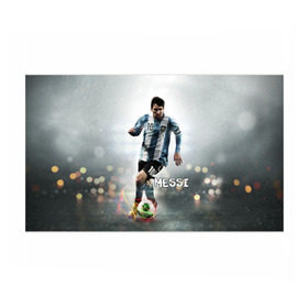 Бумага для упаковки 3D с принтом Leo Messi , пластик и полированная сталь | круглая форма, металлическое крепление в виде кольца | Тематика изображения на принте: barselona | messi | аргентина | барселона | месси | мяч | футбол