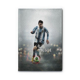 Обложка для автодокументов с принтом Leo Messi , натуральная кожа |  размер 19,9*13 см; внутри 4 больших “конверта” для документов и один маленький отдел — туда идеально встанут права | barselona | messi | аргентина | барселона | месси | мяч | футбол