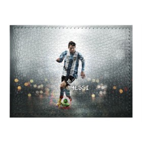 Обложка для студенческого билета с принтом Leo Messi , натуральная кожа | Размер: 11*8 см; Печать на всей внешней стороне | barselona | messi | аргентина | барселона | месси | мяч | футбол