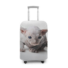 Чехол для чемодана 3D с принтом Сфинкс 1 , 86% полиэфир, 14% спандекс | двустороннее нанесение принта, прорези для ручек и колес | кот | котенок | котик | котэ | кошка | сфинкс