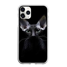 Чехол для iPhone 11 Pro Max матовый с принтом Сфинкс 2 , Силикон |  | Тематика изображения на принте: кот | котенок | котик | котэ | кошка | сфинкс