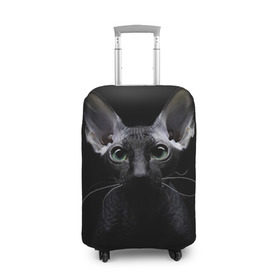 Чехол для чемодана 3D с принтом Сфинкс 2 , 86% полиэфир, 14% спандекс | двустороннее нанесение принта, прорези для ручек и колес | кот | котенок | котик | котэ | кошка | сфинкс
