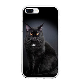 Чехол для iPhone 7Plus/8 Plus матовый с принтом Мейн-кун 3 , Силикон | Область печати: задняя сторона чехла, без боковых панелей | Тематика изображения на принте: кот | котенок | котик | котэ | кошка | мейн кун | мейнкун | мэйн кун | мэйнкун