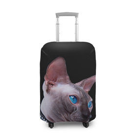Чехол для чемодана 3D с принтом Сфинкс 6 , 86% полиэфир, 14% спандекс | двустороннее нанесение принта, прорези для ручек и колес | кот | котенок | котик | котэ | кошка | сфинкс