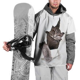 Накидка на куртку 3D с принтом Британец 4 , 100% полиэстер |  | британец | британская | британцы | кот | котенок | котик | котэ | кошка