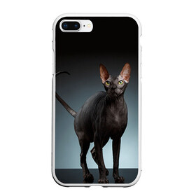 Чехол для iPhone 7Plus/8 Plus матовый с принтом Сфинкс 7 , Силикон | Область печати: задняя сторона чехла, без боковых панелей | кот | котенок | котик | котэ | кошка | сфинкс
