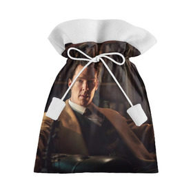 Подарочный 3D мешок с принтом Шерлок , 100% полиэстер | Размер: 29*39 см | Тематика изображения на принте: 