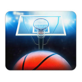 Коврик прямоугольный с принтом Баскетбол , натуральный каучук | размер 230 х 185 мм; запечатка лицевой стороны | basketball | кольцо | корзина