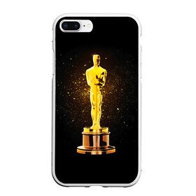 Чехол для iPhone 7Plus/8 Plus матовый с принтом Оскар , Силикон | Область печати: задняя сторона чехла, без боковых панелей | Тематика изображения на принте: американская киноакадемия | золото | кинематограф | кино | кинофестиваль | награда | премия оскар