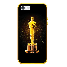 Чехол для iPhone 5/5S матовый с принтом Оскар , Силикон | Область печати: задняя сторона чехла, без боковых панелей | Тематика изображения на принте: американская киноакадемия | золото | кинематограф | кино | кинофестиваль | награда | премия оскар
