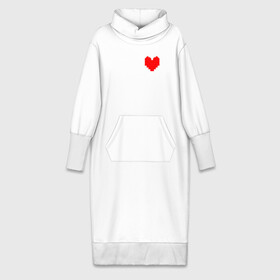 Платье удлиненное хлопок с принтом Undertale Heart ,  |  | heart | undertale | андертеил | сердце