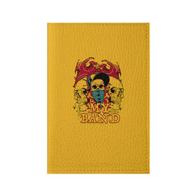Обложка для паспорта матовая кожа с принтом Череп 43 , натуральная матовая кожа | размер 19,3 х 13,7 см; прозрачные пластиковые крепления | Тематика изображения на принте: skull | skulls | кости | скелет | череп