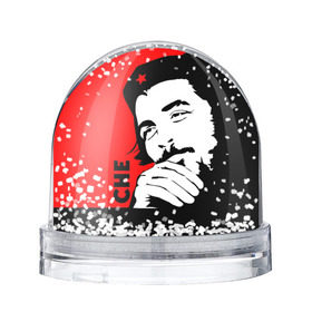 Снежный шар с принтом Че Гевара , Пластик | Изображение внутри шара печатается на глянцевой фотобумаге с двух сторон | che | che guevara | comandante | revolution | viva | революция | че | чегевара