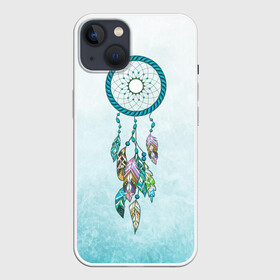 Чехол для iPhone 13 с принтом Ловец снов ,  |  | dreamcatcher | индейцы | ловец снов | перья | трибал | этника | этно
