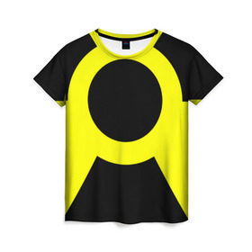 Женская футболка 3D с принтом Radiation , 100% полиэфир ( синтетическое хлопкоподобное полотно) | прямой крой, круглый вырез горловины, длина до линии бедер | radiation | s.t.a.l.k.e.r. | warning. | аномалия | радиация