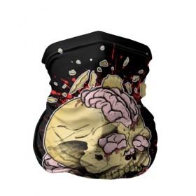 Бандана-труба 3D с принтом Взрыв мозга , 100% полиэстер, ткань с особыми свойствами — Activecool | плотность 150‒180 г/м2; хорошо тянется, но сохраняет форму | Тематика изображения на принте: взрыв | дьявол | мозг | монстр | прикольные картинки | череп