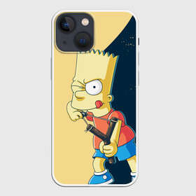 Чехол для iPhone 13 mini с принтом Барт ,  |  | simpsons | барт | гомер | мардж | симпсоны