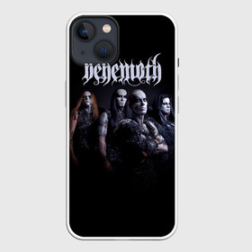 Чехол для iPhone 13 с принтом Behemoth ,  |  | behemoth | dark | deathmetal | metal | бегемот | блэк метал