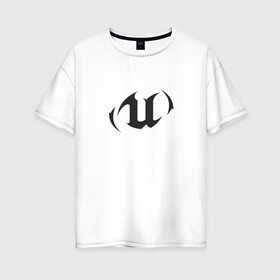 Женская футболка хлопок Oversize с принтом Unreal Tournament 2004 , 100% хлопок | свободный крой, круглый ворот, спущенный рукав, длина до линии бедер
 | 2004 | unreal tournament