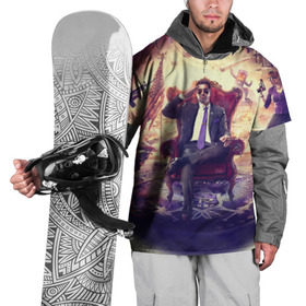 Накидка на куртку 3D с принтом Saints Row , 100% полиэстер |  | Тематика изображения на принте: saints row | святые