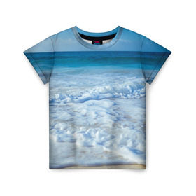 Детская футболка 3D с принтом sea , 100% гипоаллергенный полиэфир | прямой крой, круглый вырез горловины, длина до линии бедер, чуть спущенное плечо, ткань немного тянется | Тематика изображения на принте: orca | sea | whale | вода | киты | косатки | лето | любовь | море | океан | отдых | пальмы | пляж | солнце