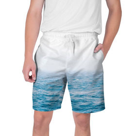 Мужские шорты 3D с принтом sea ,  полиэстер 100% | прямой крой, два кармана без застежек по бокам. Мягкая трикотажная резинка на поясе, внутри которой широкие завязки. Длина чуть выше колен | orca | sea | whale | вода | киты | косатки | лето | любовь | море | океан | отдых | пальмы | пляж | солнце