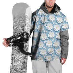 Накидка на куртку 3D с принтом Ромашки , 100% полиэстер |  | объёмный | ромашки | трёхмерный | цветы