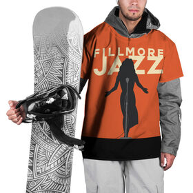 Накидка на куртку 3D с принтом Филмор Джаз Фестиваль , 100% полиэстер |  | fillmore | джаз | музыка | о.м.с.к. | фестиваль | филмор