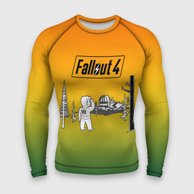 Мужской рашгард 3D с принтом Волт бой 111 Fallout 4 ,  |  | fallout 4 | vault boy | волт бой | фаллаут
