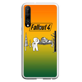 Чехол для Honor P30 с принтом Волт-бой 111 Fallout 4 , Силикон | Область печати: задняя сторона чехла, без боковых панелей | fallout 4 | vault boy | волт бой | фаллаут