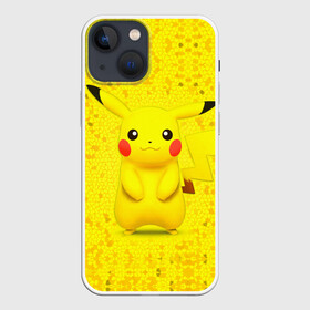 Чехол для iPhone 13 mini с принтом Pikachu ,  |  | pikachu | pokeboll | pokemon | пикачу | покеболл | покемон