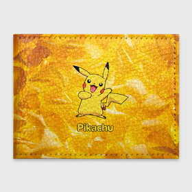 Обложка для студенческого билета с принтом Pikachu , натуральная кожа | Размер: 11*8 см; Печать на всей внешней стороне | pikachu | pokeboll | pokemon | пикачу | покеболл | покемон