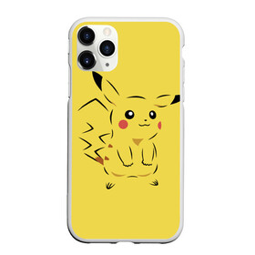 Чехол для iPhone 11 Pro Max матовый с принтом Pikachu , Силикон |  | pikachu | pokeboll | pokemon | пикачу | покеболл | покемон