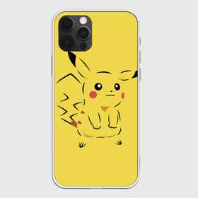 Чехол для iPhone 12 Pro с принтом Pikachu , силикон | область печати: задняя сторона чехла, без боковых панелей | pikachu | pokeboll | pokemon | пикачу | покеболл | покемон