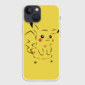 Чехол для iPhone 13 mini с принтом Пикачу покерфейс ,  |  | pikachu | pokeboll | pokemon | пикачу | покеболл | покемон