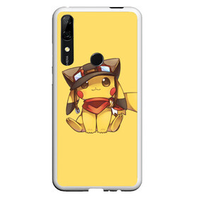 Чехол для Honor P Smart Z с принтом Pikachu , Силикон | Область печати: задняя сторона чехла, без боковых панелей | pikachu | pokeball | pokemon | пикачу | покеболл | покемон