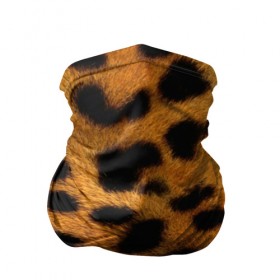 Бандана-труба 3D с принтом Леопард , 100% полиэстер, ткань с особыми свойствами — Activecool | плотность 150‒180 г/м2; хорошо тянется, но сохраняет форму | леопард | пятна | шерсть