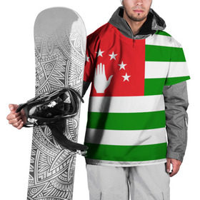 Накидка на куртку 3D с принтом Абхазия , 100% полиэстер |  | Тематика изображения на принте: кавказ | море | республика | россия