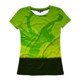 Женская футболка 3D с принтом Веномансер , 100% полиэфир ( синтетическое хлопкоподобное полотно) | прямой крой, круглый вырез горловины, длина до линии бедер | dota | dota 2 | venomancer | веномансер | дота | дотан | раки
