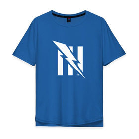 Мужская футболка хлопок Oversize с принтом Unreal Tournament blue team , 100% хлопок | свободный крой, круглый ворот, “спинка” длиннее передней части | Тематика изображения на принте: blue | team | unreal tournament