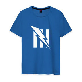 Мужская футболка хлопок с принтом Unreal Tournament blue team , 100% хлопок | прямой крой, круглый вырез горловины, длина до линии бедер, слегка спущенное плечо. | Тематика изображения на принте: blue | team | unreal tournament