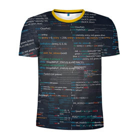Мужская футболка 3D спортивная с принтом Программирование 9 , 100% полиэстер с улучшенными характеристиками | приталенный силуэт, круглая горловина, широкие плечи, сужается к линии бедра | день программиста | код | подарок | праздник | программист