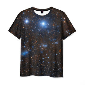Мужская футболка 3D с принтом Космические дали , 100% полиэфир | прямой крой, круглый вырез горловины, длина до линии бедер | вселенная | галактика | звёзды | космическое пространство | космос | созвездие