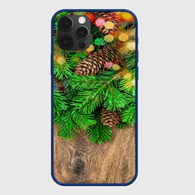 Чехол для iPhone 12 Pro с принтом Елка , силикон | область печати: задняя сторона чехла, без боковых панелей | дерево | елка | зеленый | зима | новый год | шишки